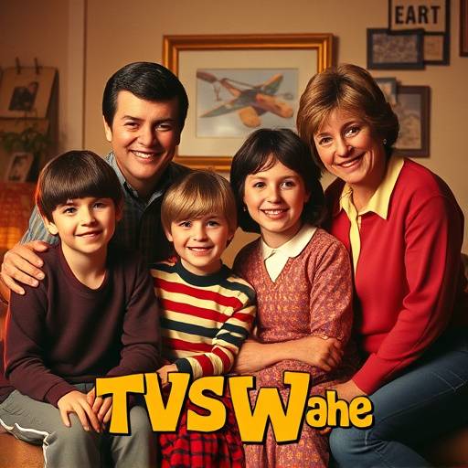 Promotional poster for 'Family Ties', a family drama TV show
