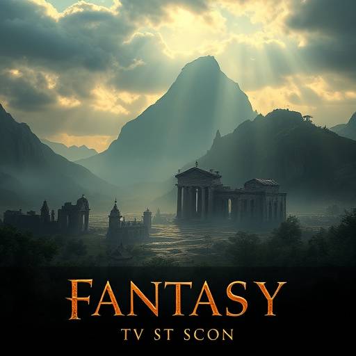 Promotional poster for 'Realm of the Ancients', a fantasy TV show