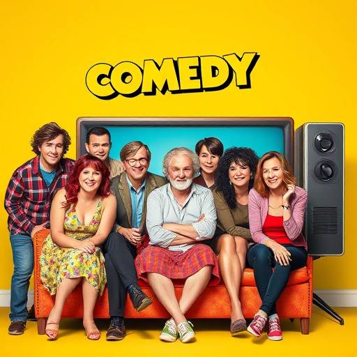 Promotional poster for 'The Quirky Bunch', a comedy TV show
